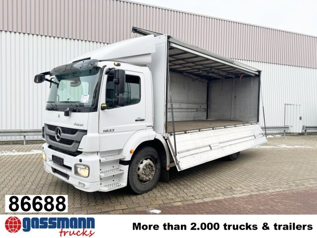 Mercedes-Benz Axor 1833 L 4x2, Getränkekoffer - Camion fourgon: photos 1 Mercedes-Benz Axor 1833 L 4x2, Getränkekoffer - Camion fourgon: photos 1