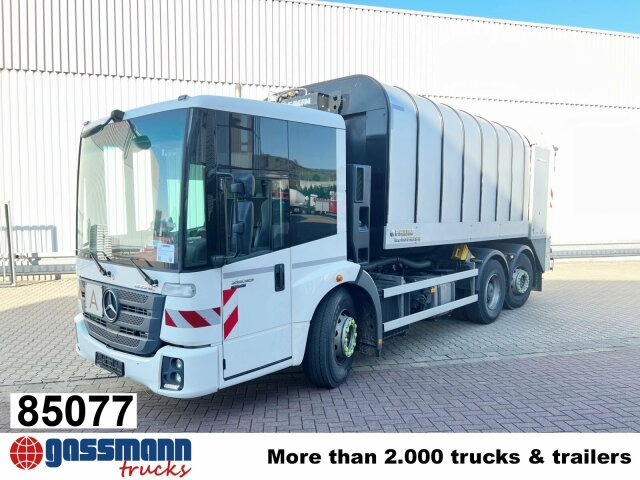 Mercedes-Benz Econic 2635 LL 6x2/4 NLA, Lenkachse, FAUN - Benne à ordures ménagères: photos 1 Mercedes-Benz Econic 2635 LL 6x2/4 NLA, Lenkachse, FAUN - Benne à ordures ménagères: photos 1