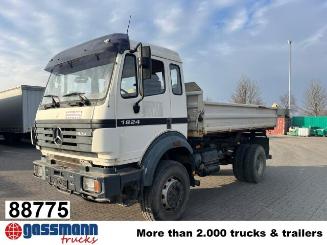 Mercedes-Benz SK 1824 AK 4x4 - Camion benne: photos 1 Mercedes-Benz SK 1824 AK 4x4 - Camion benne: photos 1