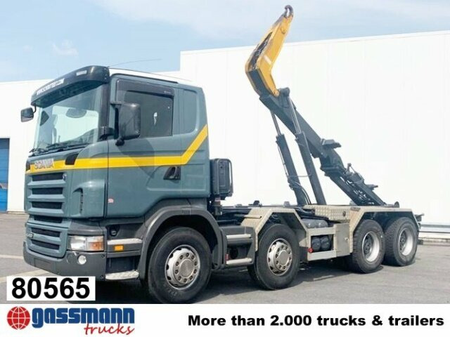 Scania R420 CB 8x4 MNZ, Retarder, Euro4 - Camion ampliroll: photos 1 Scania R420 CB 8x4 MNZ, Retarder, Euro4 - Camion ampliroll: photos 1