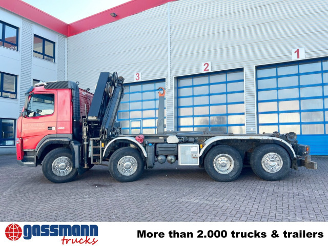 Volvo FM 460 8x2-6, Lenk-/Liftachse, Kran HMF 2020-K4, - Camion ampliroll, Camion grue: photos 3 Volvo FM 460 8x2-6, Lenk-/Liftachse, Kran HMF 2020-K4, - Camion ampliroll, Camion grue: photos 3