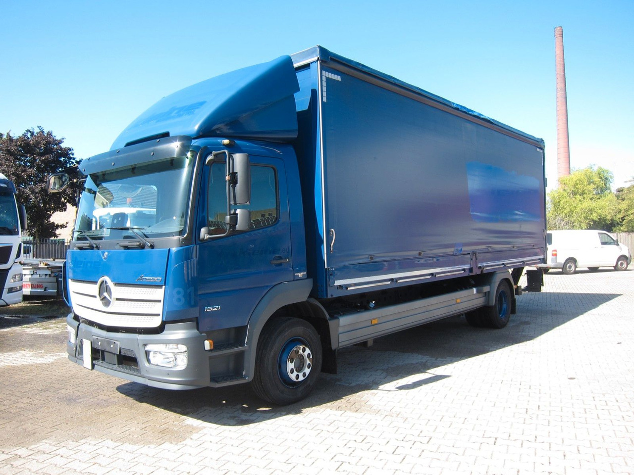 Mercedes-Benz Atego 1521 L Bordwande LBW 338tkm E6 - Camion à rideaux coulissants: photos 2 Mercedes-Benz Atego 1521 L Bordwande LBW 338tkm E6 - Camion à rideaux coulissants: photos 2