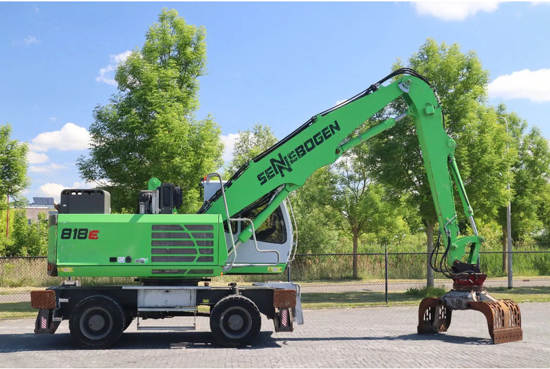 Sennebogen 818 M K9 ULM | SORTING GRAB | GOOD CONDITION - Pelle sur pneus: photos 4 Sennebogen 818 M K9 ULM | SORTING GRAB | GOOD CONDITION - Pelle sur pneus: photos 4