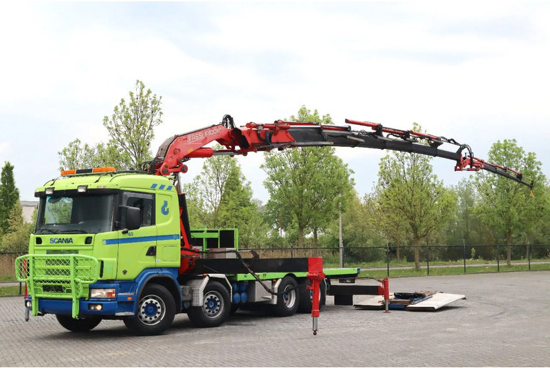 Scania R164-480 V8 | 8X4 | FASSI F600 | JIB | KRAN / CRANE - Tracteur routier: photos 1 Scania R164-480 V8 | 8X4 | FASSI F600 | JIB | KRAN / CRANE - Tracteur routier: photos 1