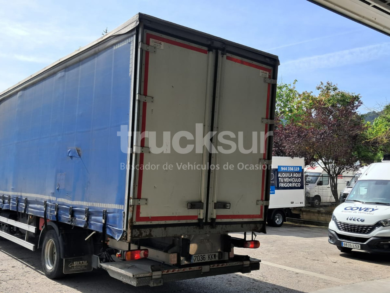 Camion à rideaux coulissants RENAULT D 12.210 SEMITAULINER: photos 7