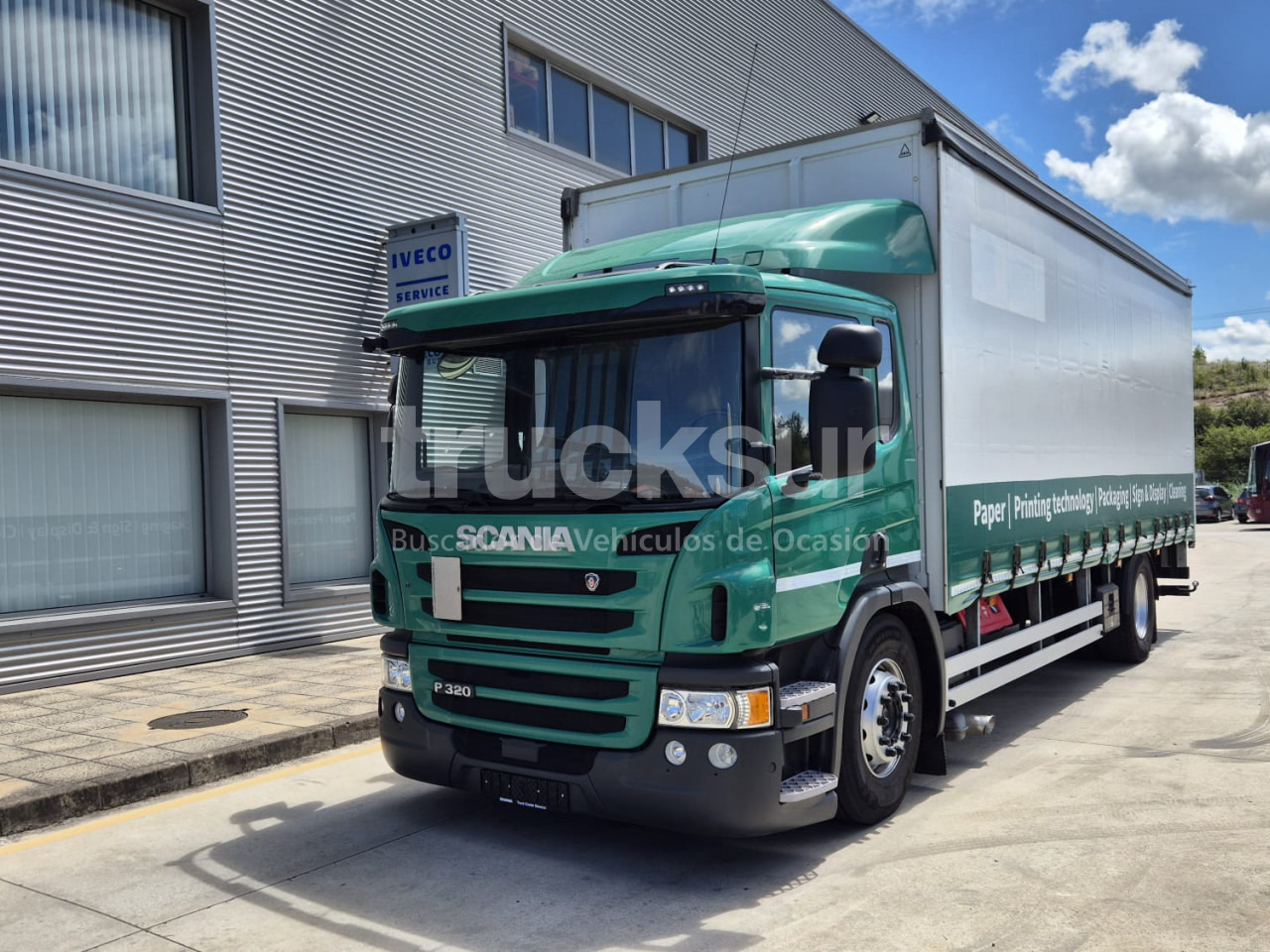 SCANIA P320 - Camion à rideaux coulissants: photos 1 SCANIA P320 - Camion à rideaux coulissants: photos 1