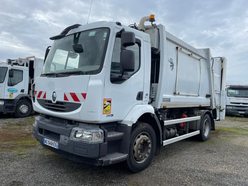 Renault Midlum 280.18 DXI - Benne à ordures ménagères: photos 1 Renault Midlum 280.18 DXI - Benne à ordures ménagères: photos 1