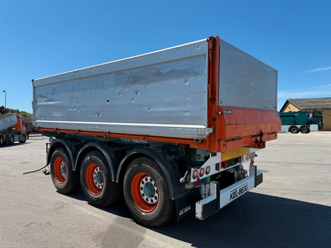 Kel-Berg 24 t. 3 axle T490K Tipper / Kipper - Remorque benne: photos 4 Kel-Berg 24 t. 3 axle T490K Tipper / Kipper - Remorque benne: photos 4