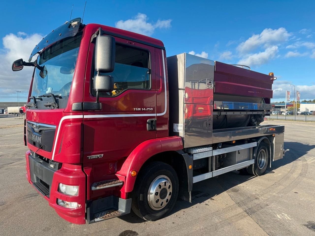 MAN TGM 14.250 VM-Tarm Stainless Steel 5600 l. Kombi - Camion hydrocureur: photos 1 MAN TGM 14.250 VM-Tarm Stainless Steel 5600 l. Kombi - Camion hydrocureur: photos 1