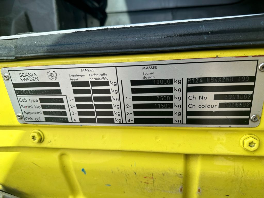 Camion plateau Scania 124-400 4x2 Retarder / Partikelfilter: photos 9