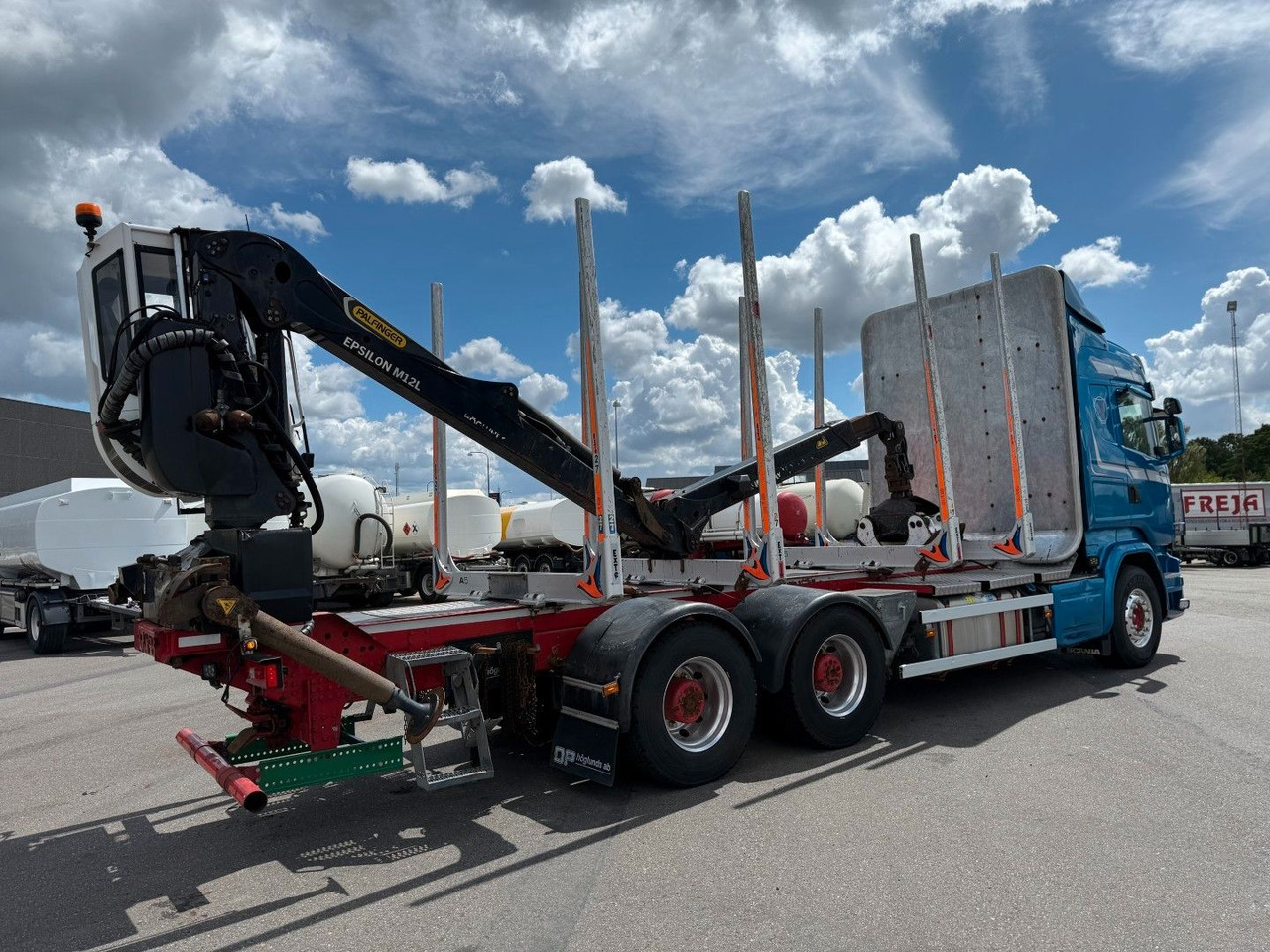 Scania R730 V8 6x4 Palfinger Epsilon M12L80 / Holz - Camion grumier, Camion grue: photos 3 Scania R730 V8 6x4 Palfinger Epsilon M12L80 / Holz - Camion grumier, Camion grue: photos 3