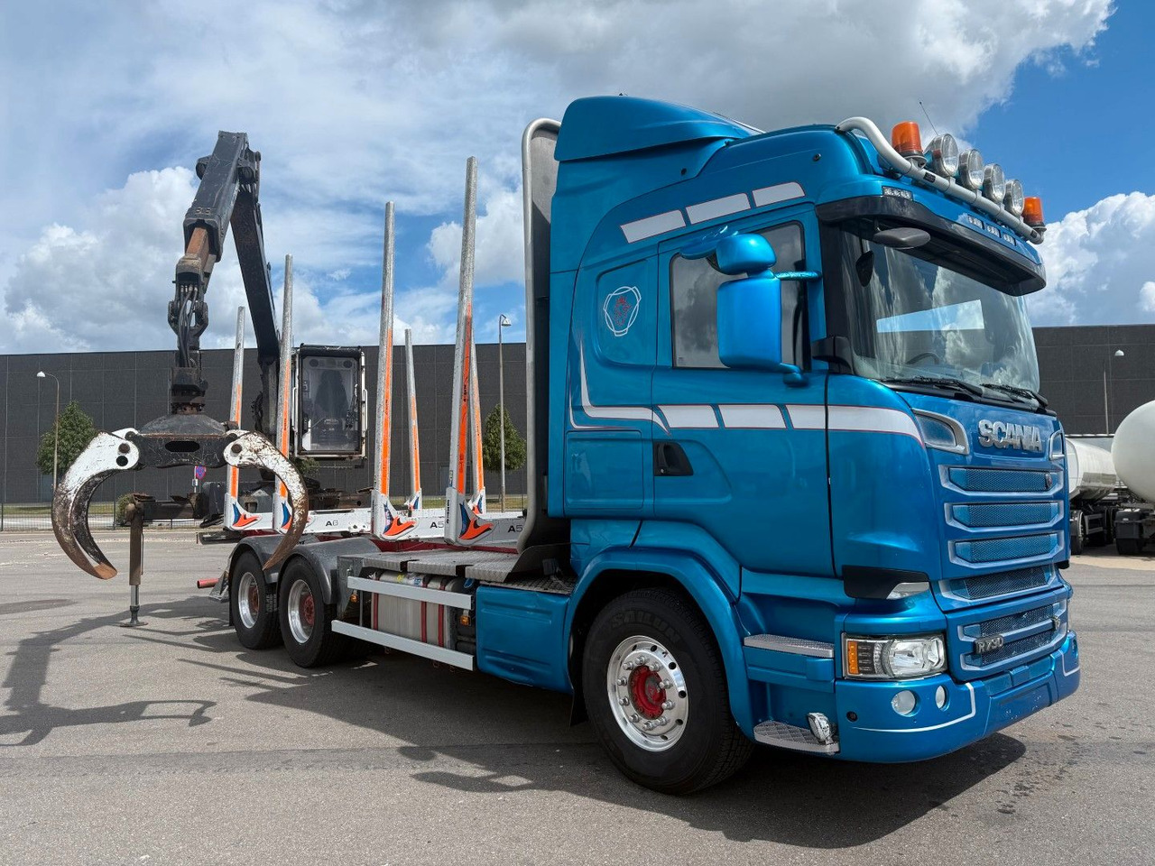 Scania R730 V8 6x4 Palfinger Epsilon M12L80 / Holz Wood - Camion grumier, Camion grue: photos 2 Scania R730 V8 6x4 Palfinger Epsilon M12L80 / Holz Wood - Camion grumier, Camion grue: photos 2