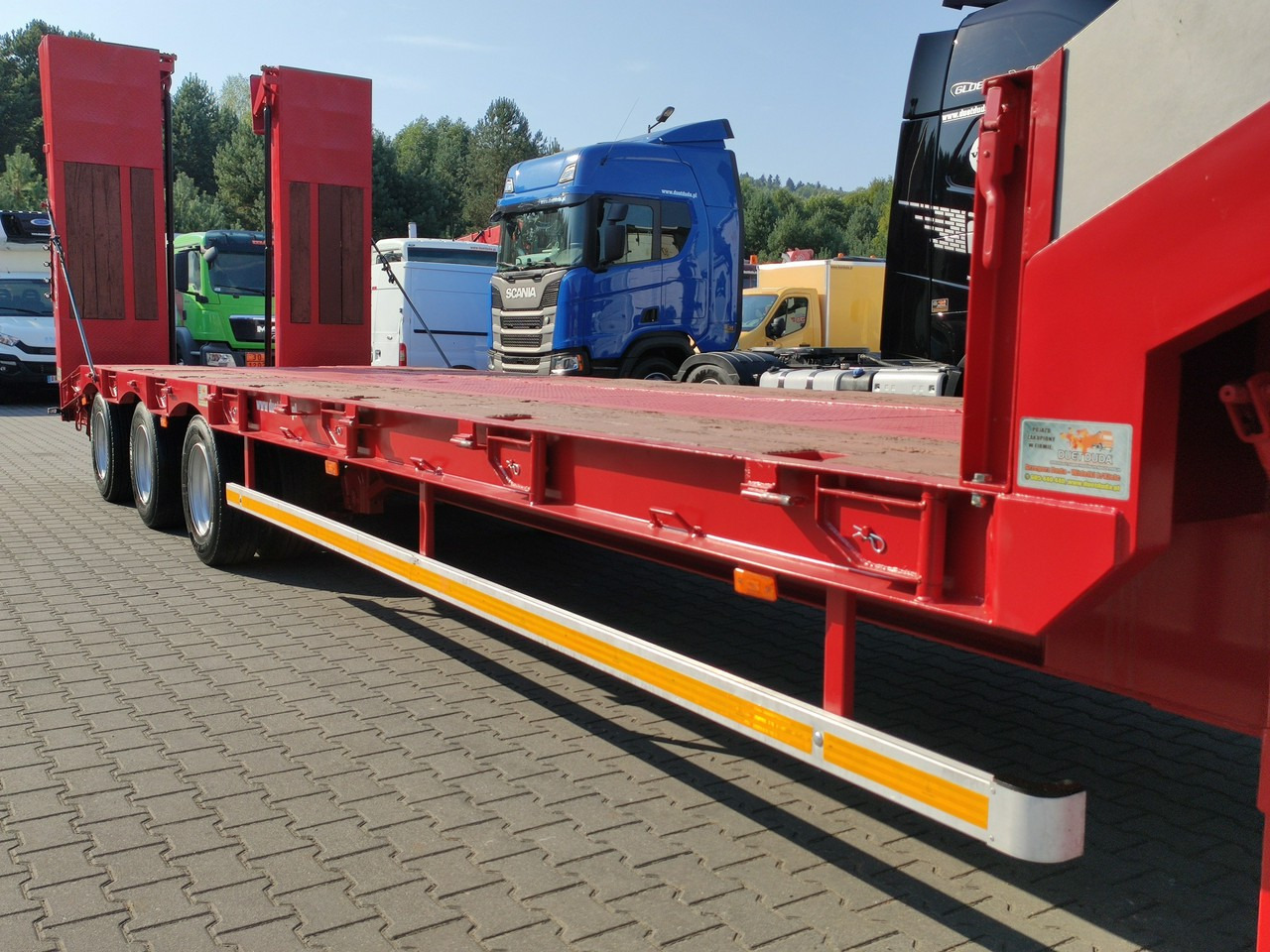 Semi-remorque surbaissé Bodex JANMIL Burtówka Laweta Niskopodłogowa Podczołgówka 3-Osie: photos 37
