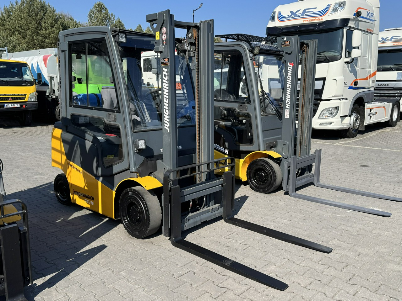 Chariot élévateur à gaz Jungheinrich TFG 316 Duplex Przesuw Boczny Oświetlenie Robocze: photos 18