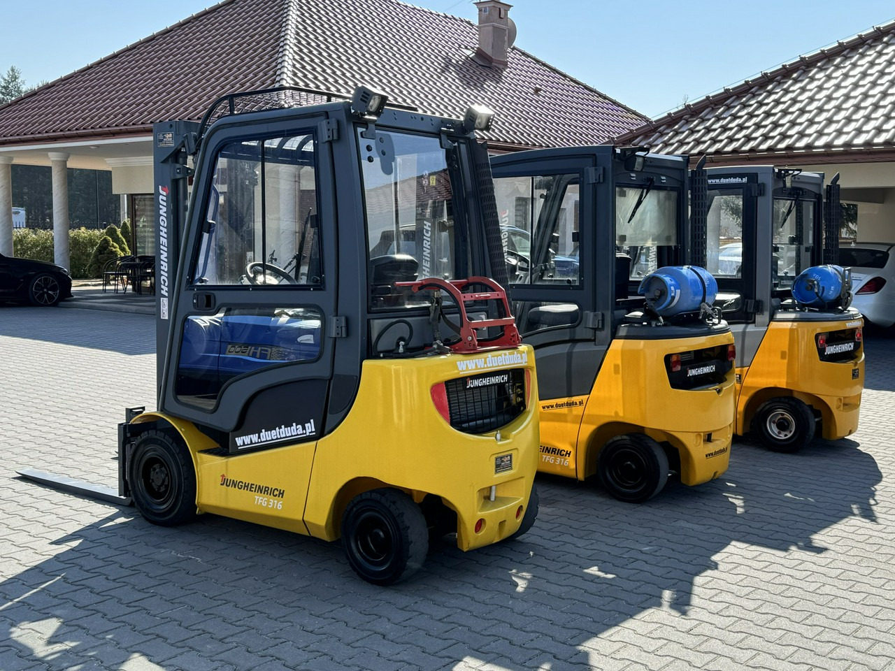 Chariot élévateur à gaz Jungheinrich TFG 316 Duplex Przesuw Boczny Oświetlenie Robocze: photos 16