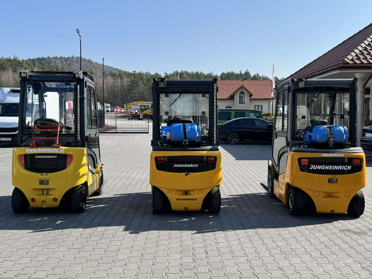 Chariot élévateur à gaz Jungheinrich TFG 316 Duplex Przesuw Boczny Oświetlenie Robocze: photos 10