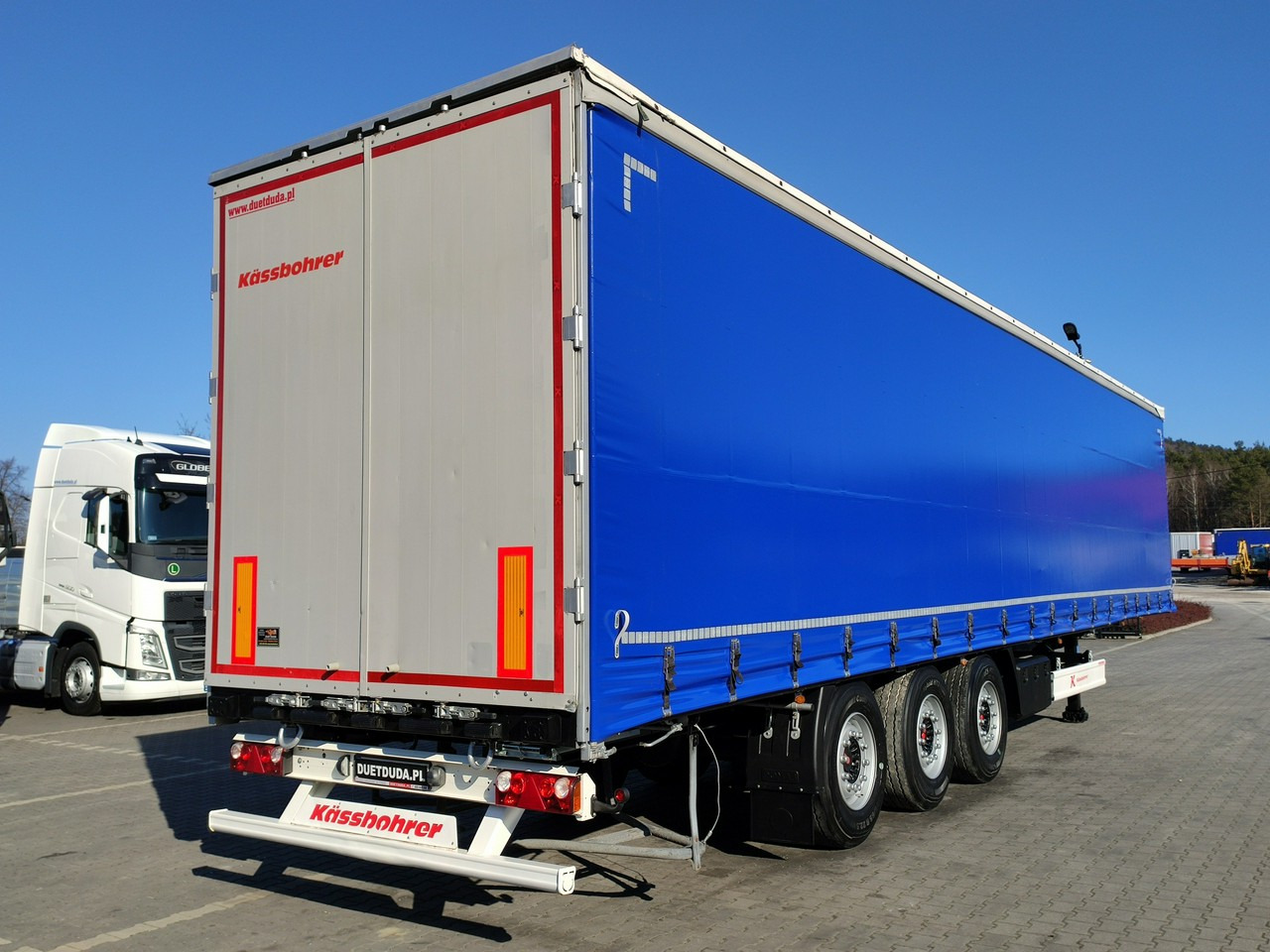 Semi-remorque rideaux coulissants Kassbohrer Maxima XS Standard Super Stan Nowe Firany !!!: photos 8