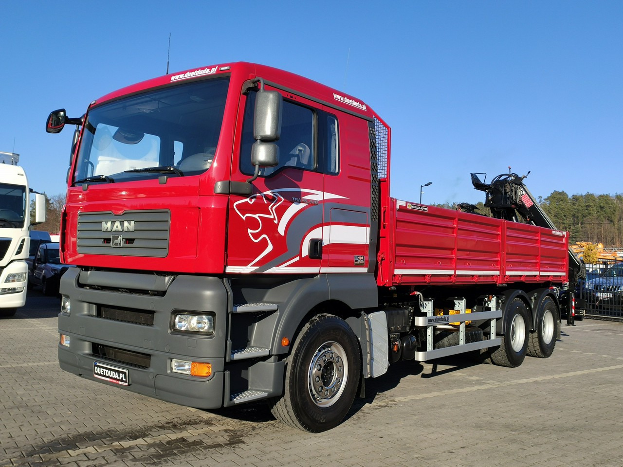 Camion benne, Camion grue MAN Man 26.440 6x4 HDS HIAB 166 B-3 DUO Wywrotka Meiller 2-stronna: photos 6