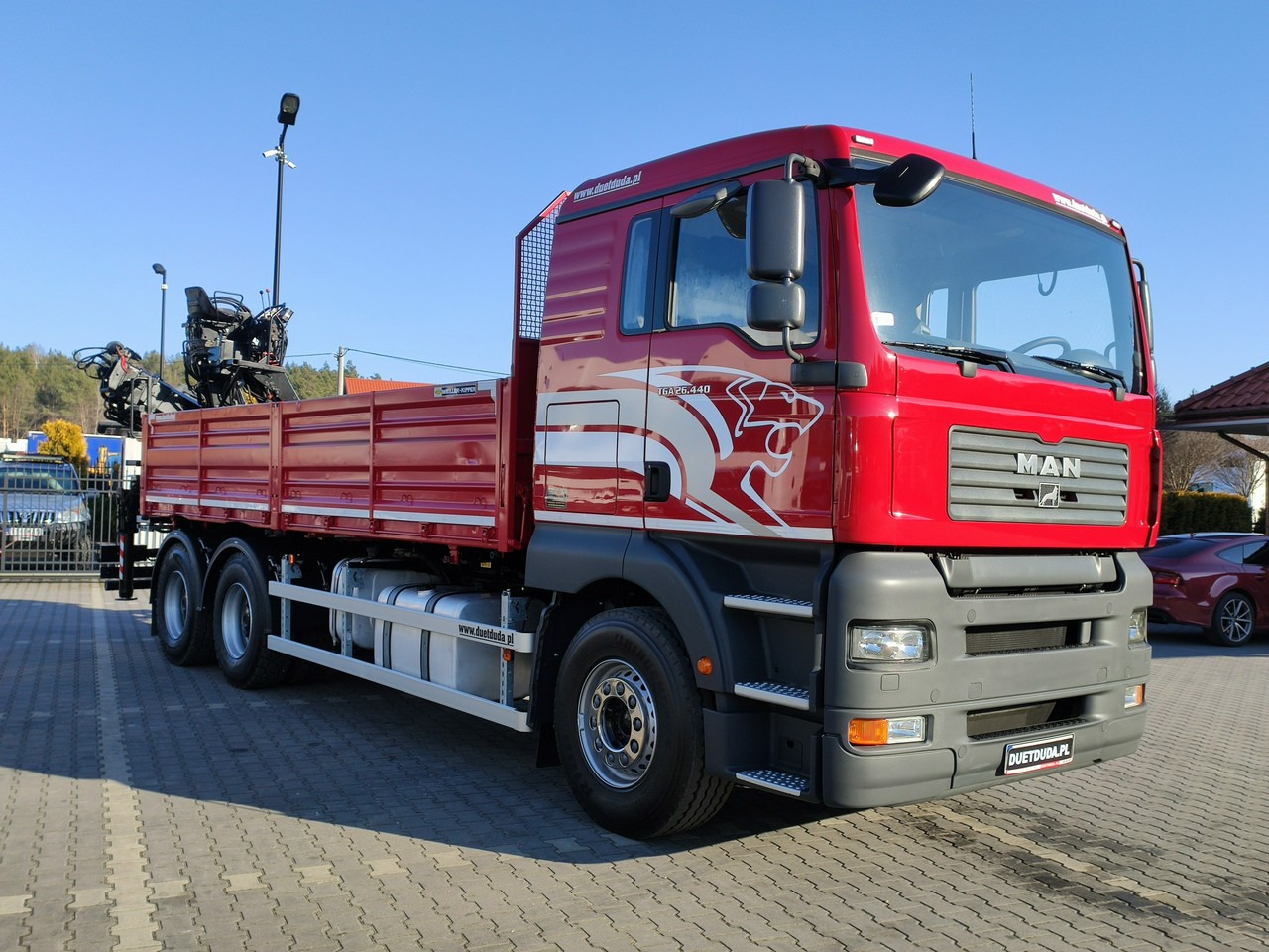 Camion benne, Camion grue MAN Man 26.440 6x4 HDS HIAB 166 B-3 DUO Wywrotka Meiller 2-stronna: photos 9