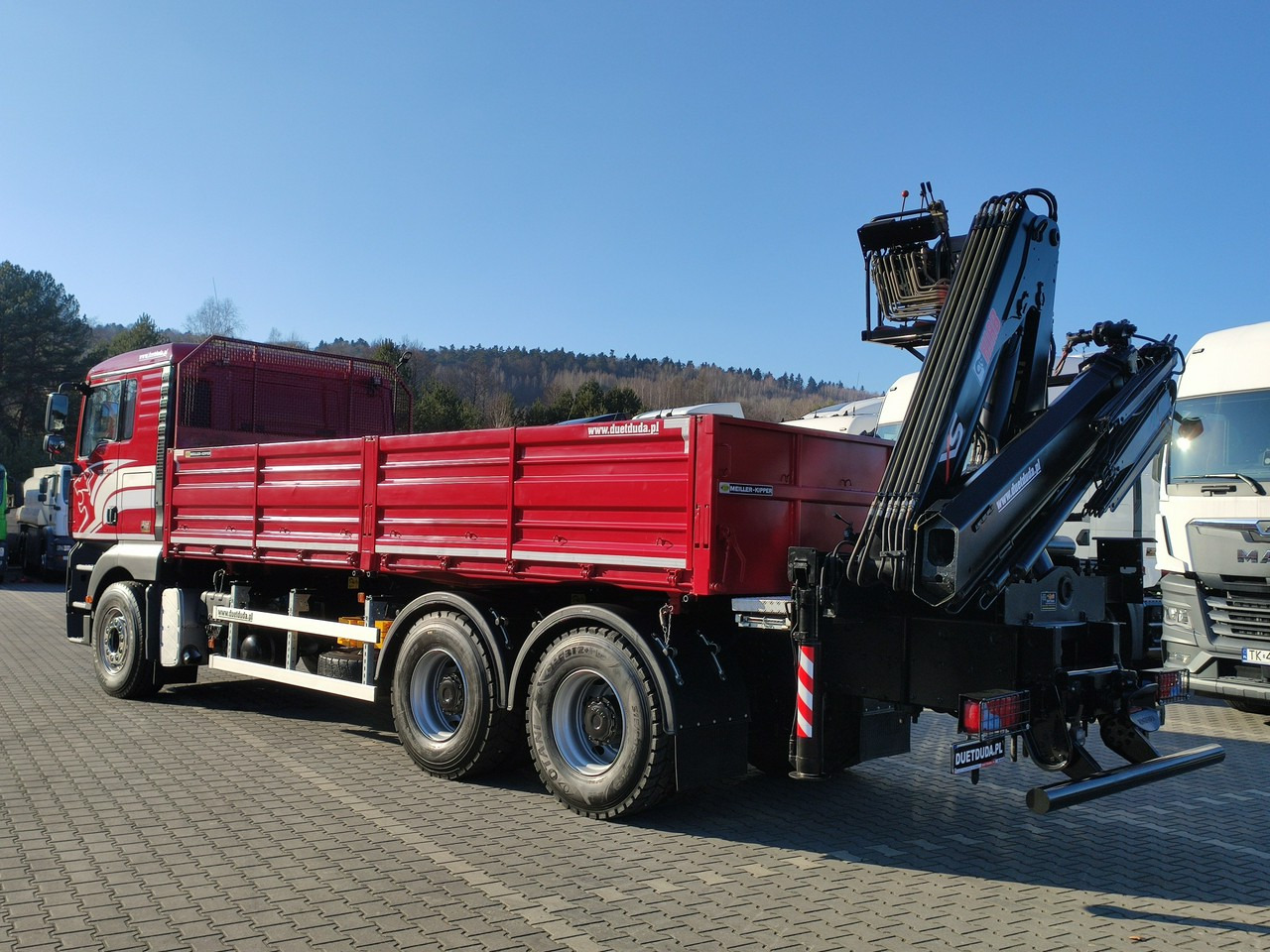Camion benne, Camion grue MAN Man 26.440 6x4 HDS HIAB 166 B-3 DUO Wywrotka Meiller 2-stronna: photos 7