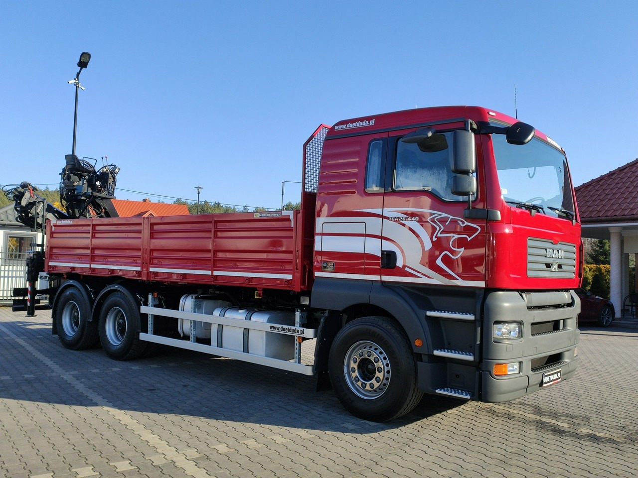 Camion benne, Camion grue MAN Man 26.440 6x4 HDS HIAB 166 B-3 DUO Wywrotka Meiller 2-stronna: photos 10