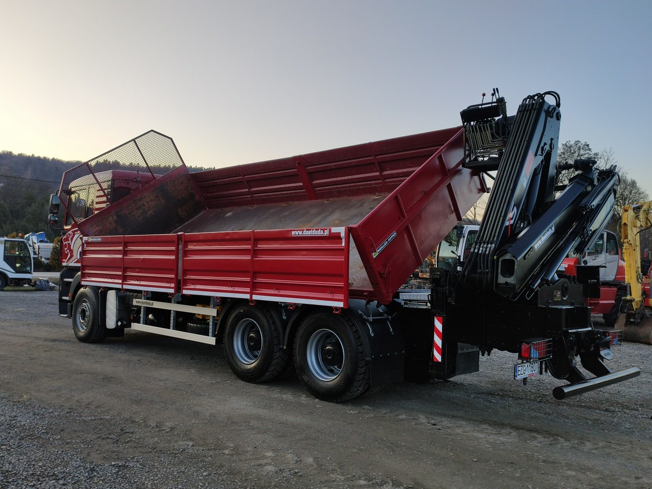 Camion benne, Camion grue MAN Man 26.440 6x4 HDS HIAB 166 B-3 DUO Wywrotka Meiller 2-stronna: photos 25