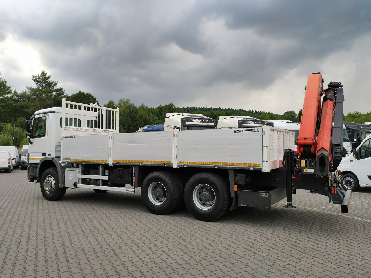 Mercedes Actros 2636 6x4 HDS Palfinger PK 18002-EH Rotato - Camion plateau, Camion grue: photos 4 Mercedes Actros 2636 6x4 HDS Palfinger PK 18002-EH Rotato - Camion plateau, Camion grue: photos 4