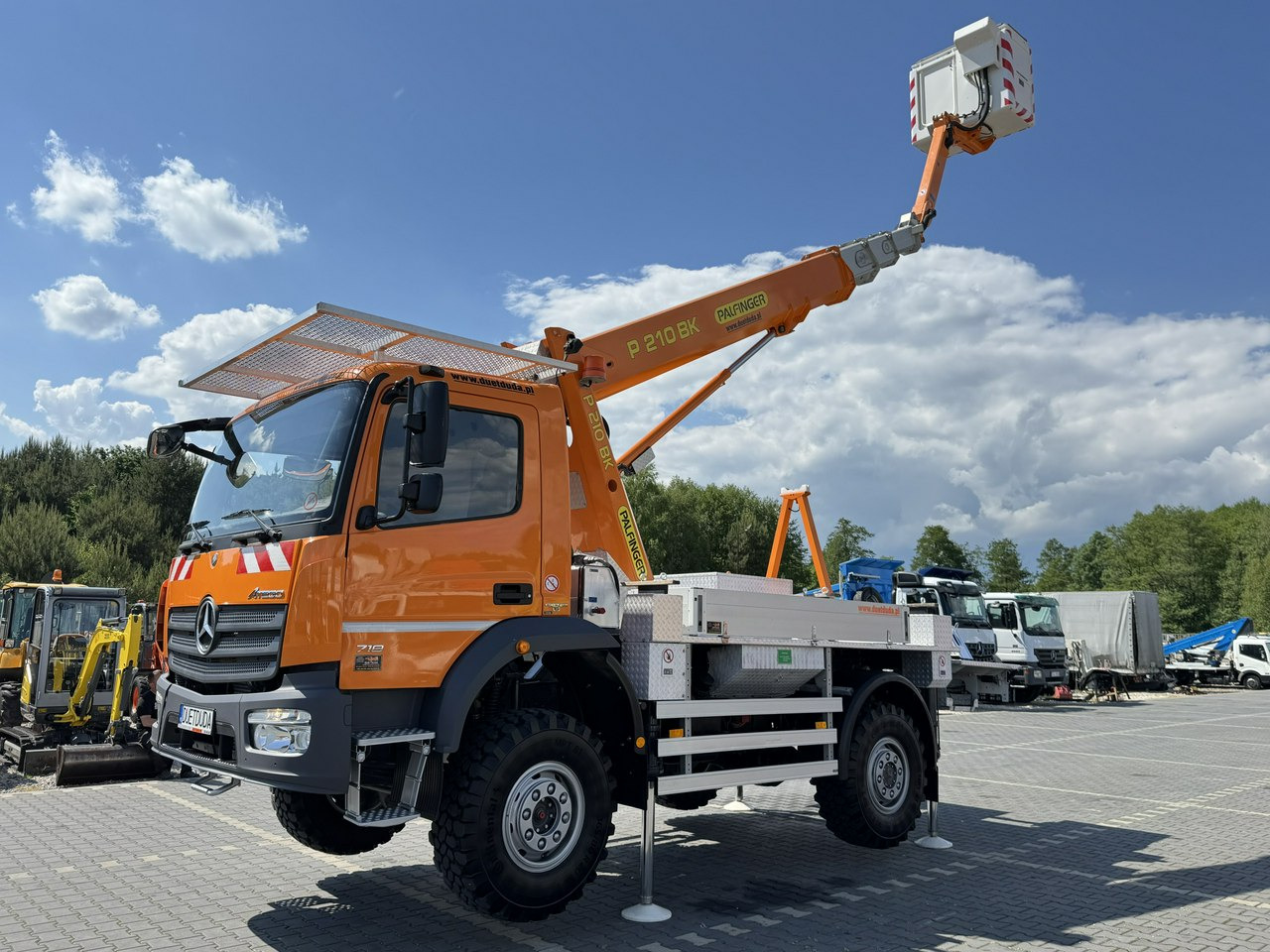 Mercedes Atego 718 E6 4x4 Zwyżka PALFINGER P210 BK Podnośnik Koszowy - Camion avec nacelle: photos 3 Mercedes Atego 718 E6 4x4 Zwyżka PALFINGER P210 BK Podnośnik Koszowy - Camion avec nacelle: photos 3