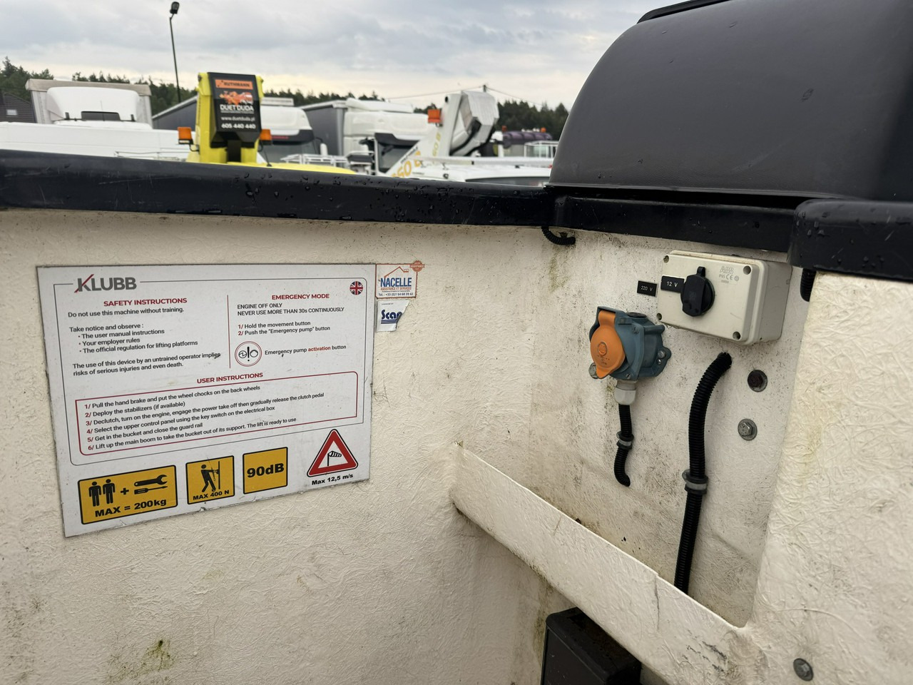 Camion avec nacelle Mercedes Sprinter Zwyżka Podnośnik Koszowy KLUBB K42P UDT WUMAG GSR: photos 29 Camion avec nacelle Mercedes Sprinter Zwyżka Podnośnik Koszowy KLUBB K42P UDT WUMAG GSR: photos 29