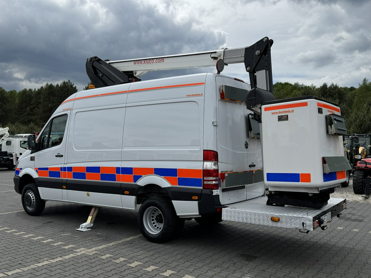 Camion avec nacelle Mercedes Sprinter Zwyżka Podnośnik Koszowy KLUBB K42P UDT WUMAG GSR: photos 26 Camion avec nacelle Mercedes Sprinter Zwyżka Podnośnik Koszowy KLUBB K42P UDT WUMAG GSR: photos 26