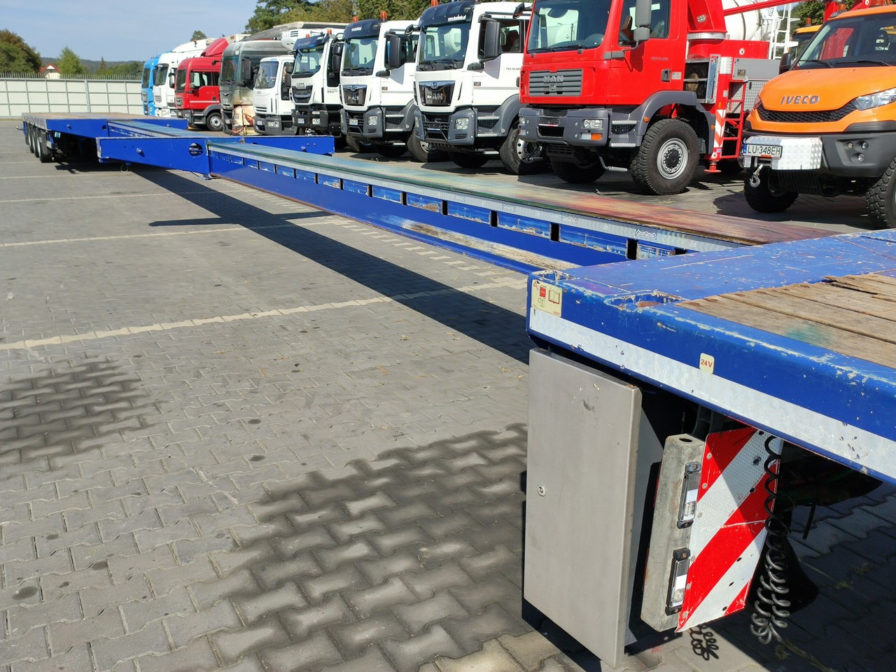 Nooteboom Telemega Rozciągana 15,5m 3-Osie Wszystkie Skrętne - Semi-remorque surbaissé: photos 5 Nooteboom Telemega Rozciągana 15,5m 3-Osie Wszystkie Skrętne - Semi-remorque surbaissé: photos 5