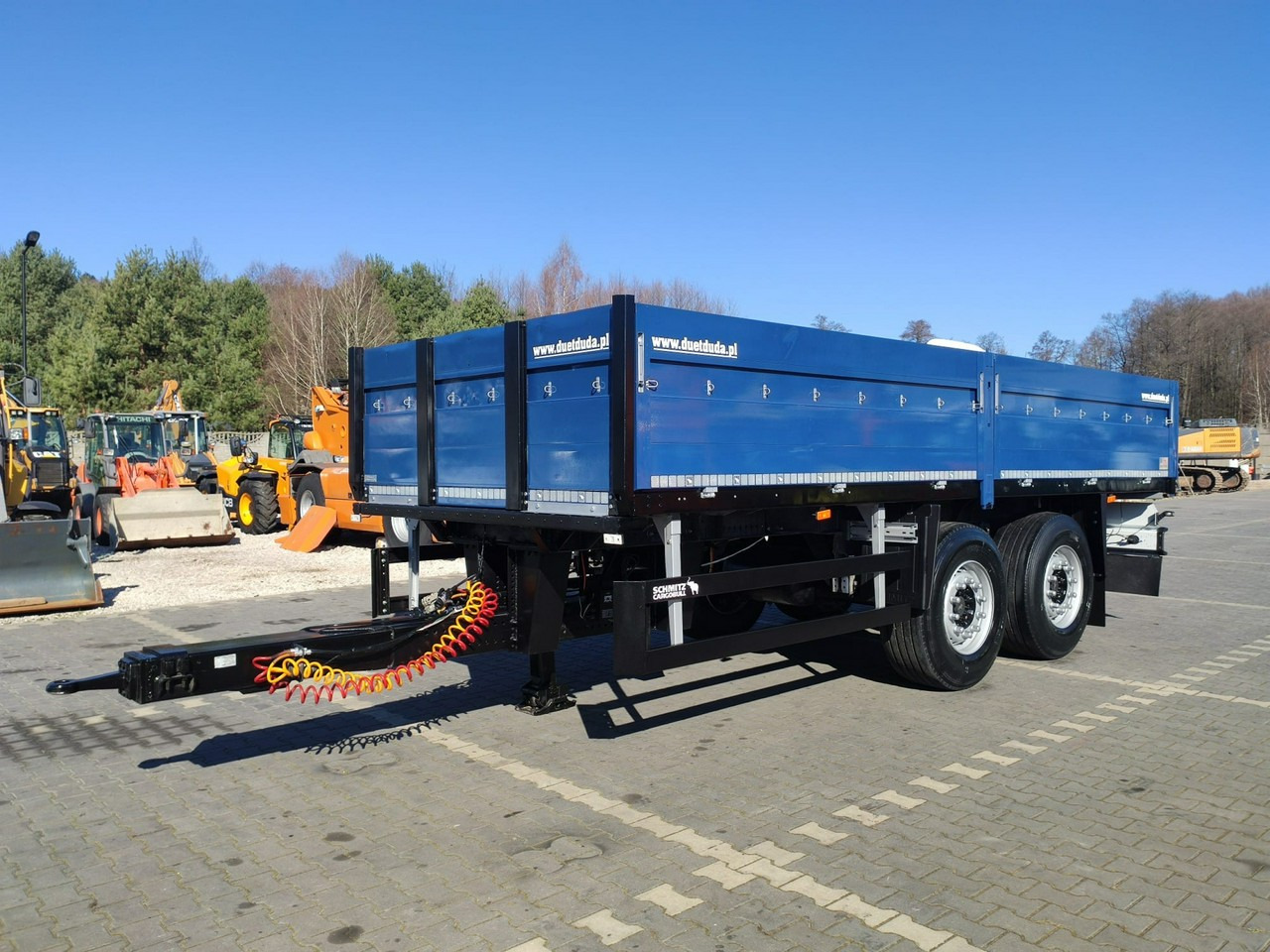 Schmitz Cargobull Ciężarowa 2-osiowa na poduszkach Tandem Stan Unikat !!! - Remorque plateau: photos 2 Schmitz Cargobull Ciężarowa 2-osiowa na poduszkach Tandem Stan Unikat !!! - Remorque plateau: photos 2