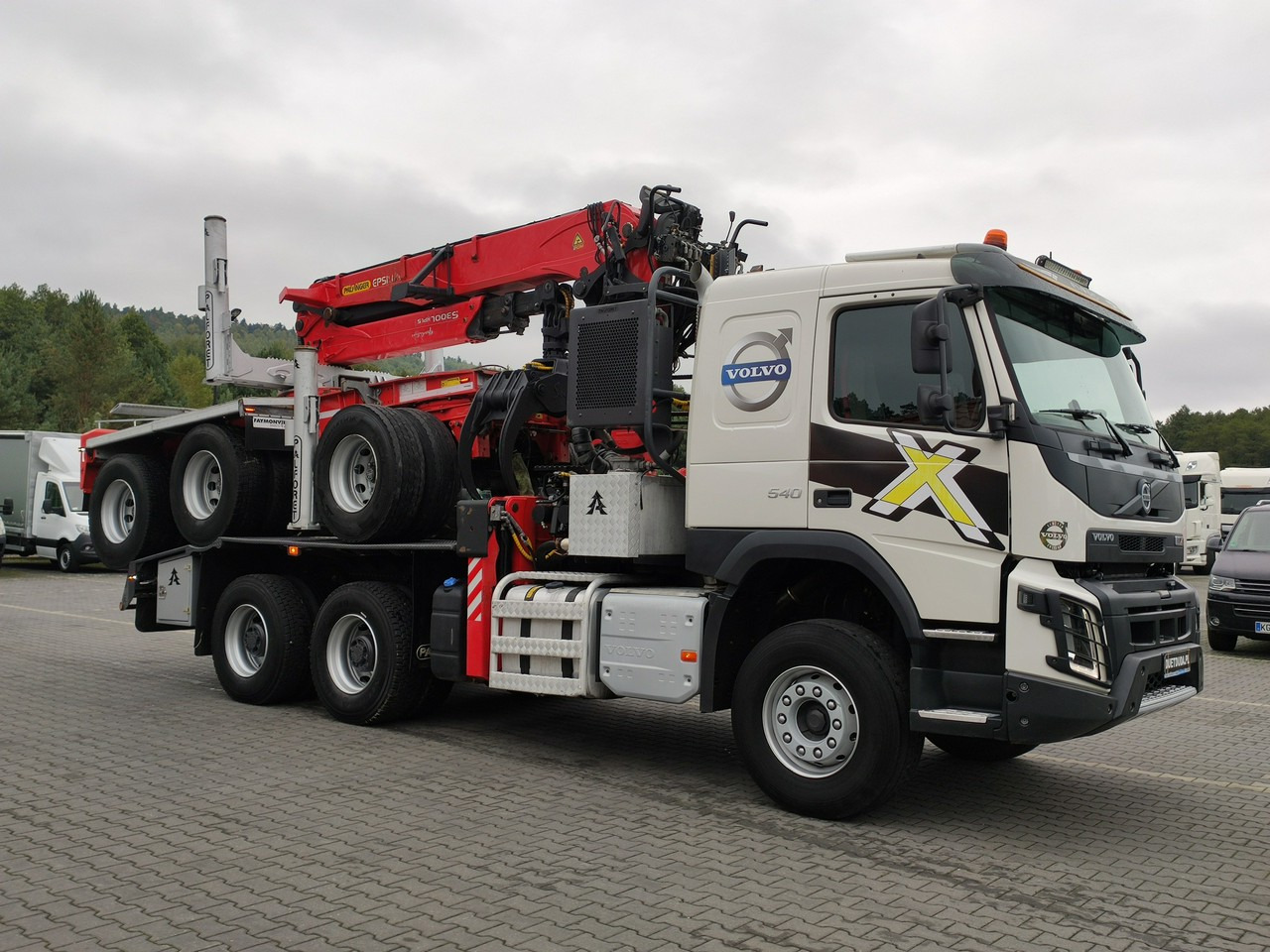Volvo FMX 540 6x4 RETARDER PALFORET EPSILON S300L Do Drewna - Camion grumier: photos 3 Volvo FMX 540 6x4 RETARDER PALFORET EPSILON S300L Do Drewna - Camion grumier: photos 3