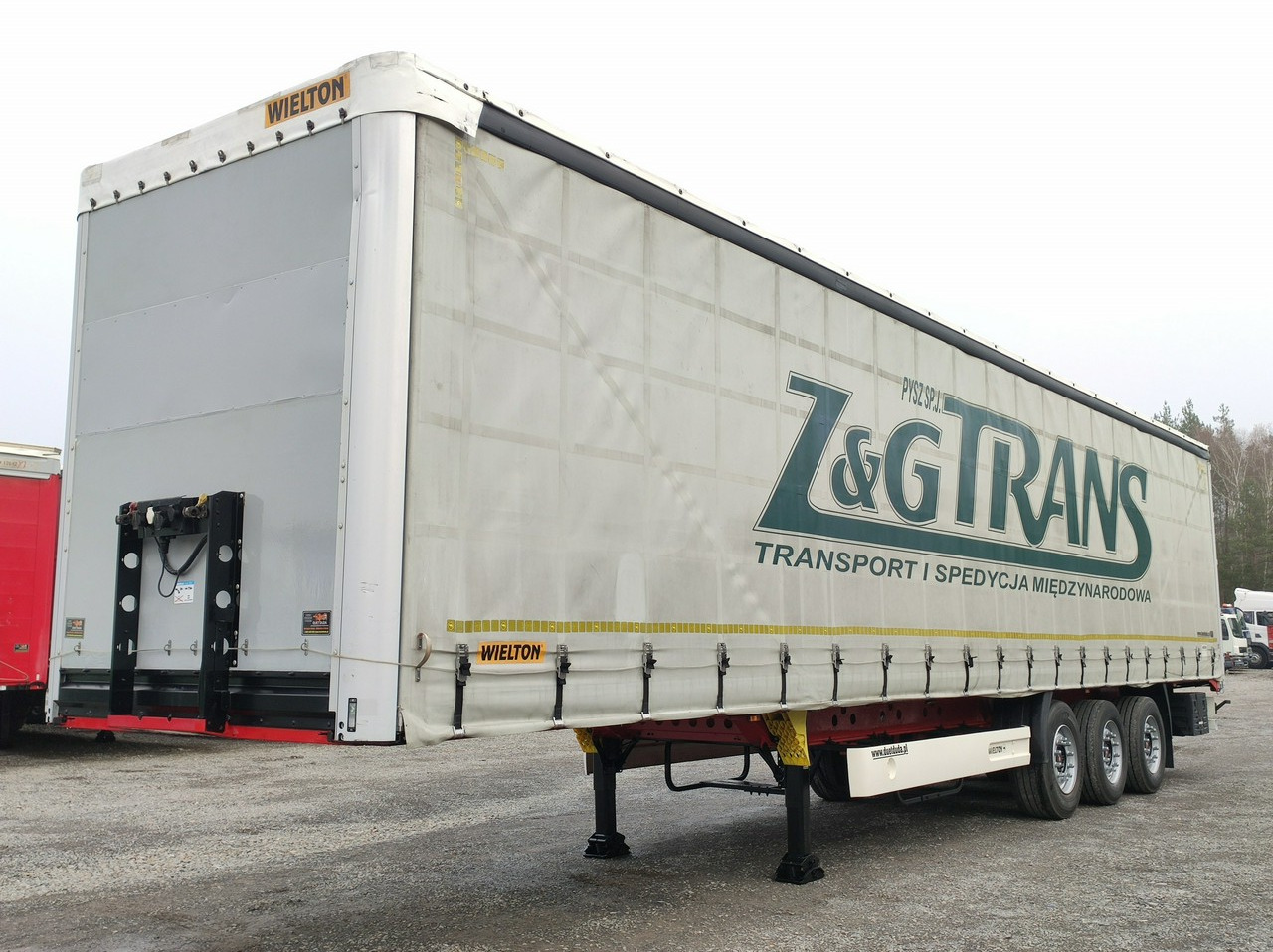 Semi-remorque rideaux coulissants Wielton Standard Osie SAF: photos 8 Semi-remorque rideaux coulissants Wielton Standard Osie SAF: photos 8