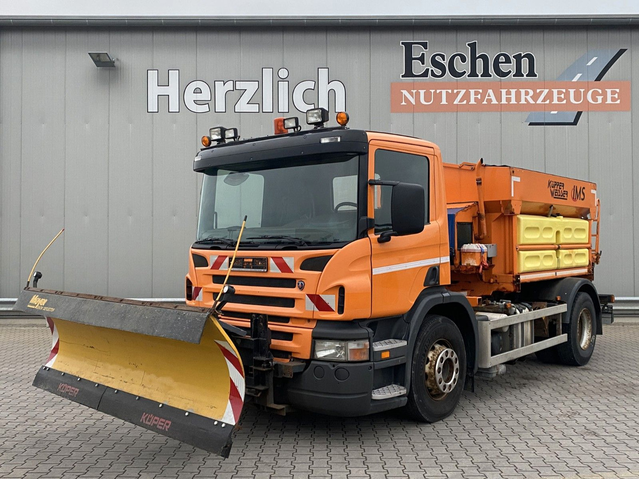 Scania P 230 | Winterdienst*Salzstreuer/Küpper-Weisser - Camion: photos 1 Scania P 230 | Winterdienst*Salzstreuer/Küpper-Weisser - Camion: photos 1