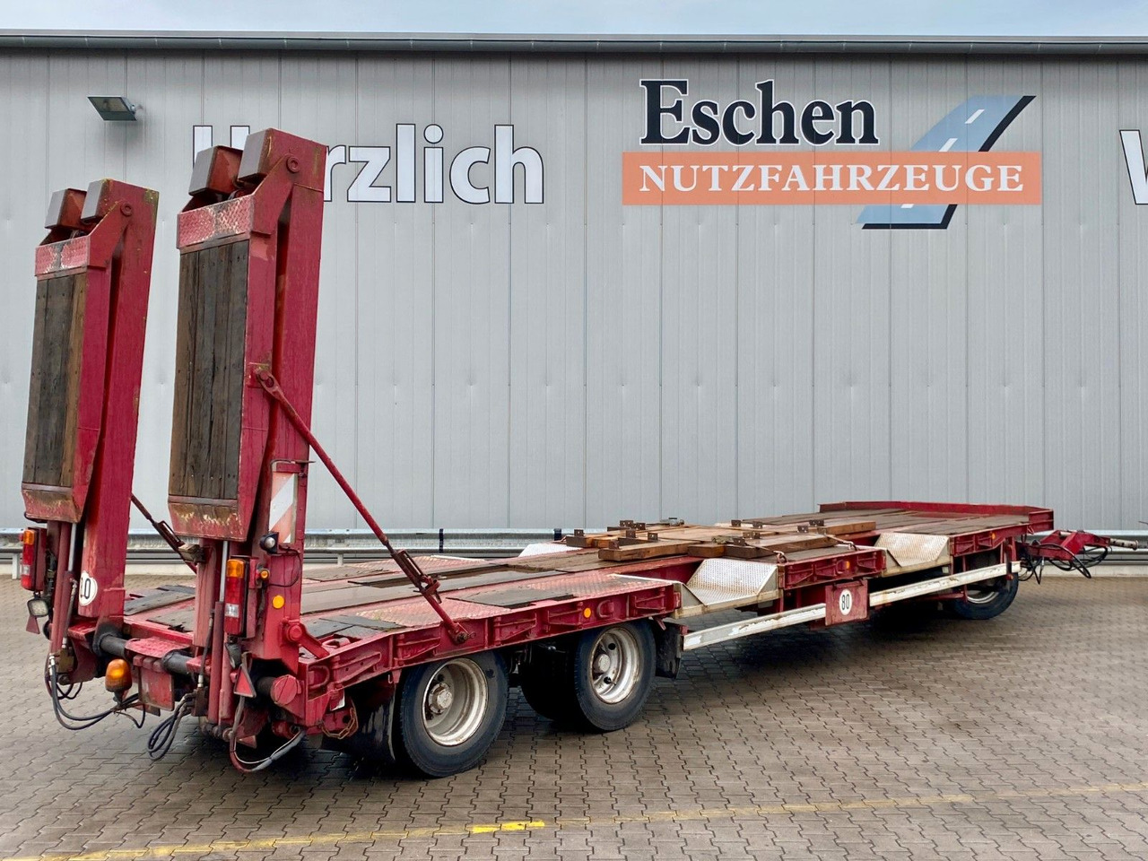 Langendorf Tieflader| hydr. Scherenrampen*verbreiterbar*SAF - Remorque porte-engin surbaissée: photos 4 Langendorf Tieflader| hydr. Scherenrampen*verbreiterbar*SAF - Remorque porte-engin surbaissée: photos 4