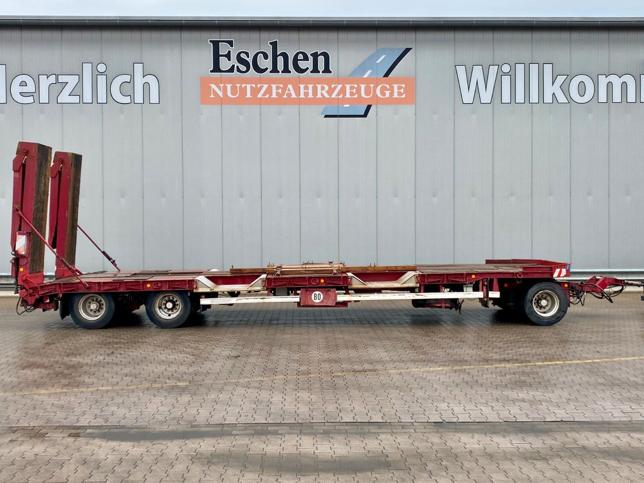 Langendorf Tieflader| hydr. Scherenrampen*verbreiterbar*SAF - Remorque porte-engin surbaissée: photos 5 Langendorf Tieflader| hydr. Scherenrampen*verbreiterbar*SAF - Remorque porte-engin surbaissée: photos 5