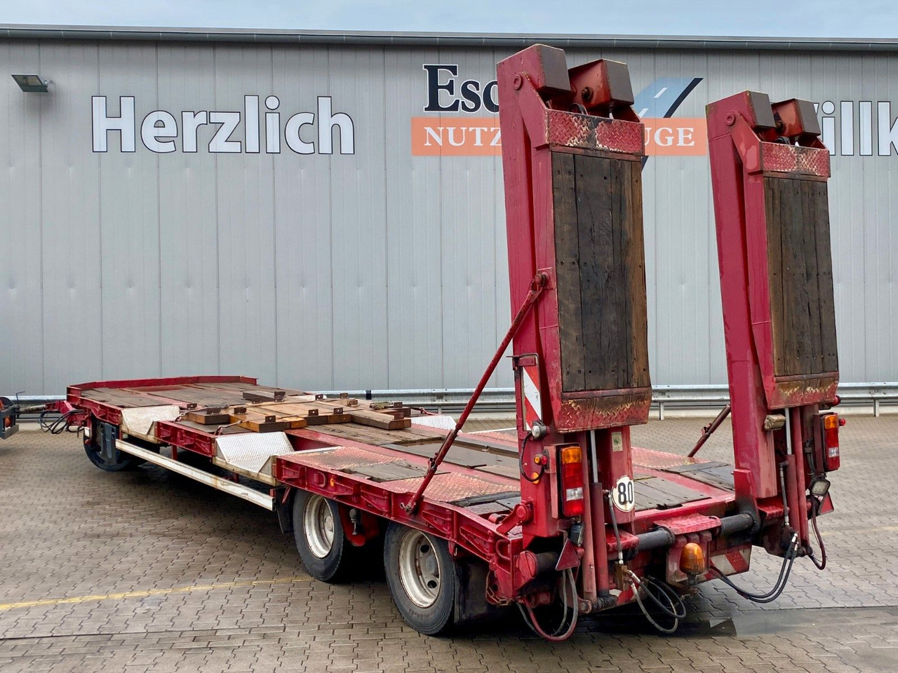 Langendorf Tieflader| hydr. Scherenrampen*verbreiterbar*SAF - Remorque porte-engin surbaissée: photos 3 Langendorf Tieflader| hydr. Scherenrampen*verbreiterbar*SAF - Remorque porte-engin surbaissée: photos 3