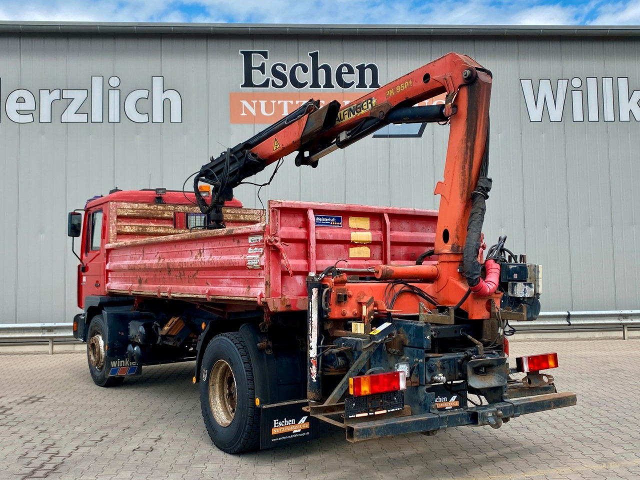MAN 18.285 MC | Palfinger PK 9501*Blatt*2x AHK+Oel - Camion benne, Camion grue: photos 4 MAN 18.285 MC | Palfinger PK 9501*Blatt*2x AHK+Oel - Camion benne, Camion grue: photos 4