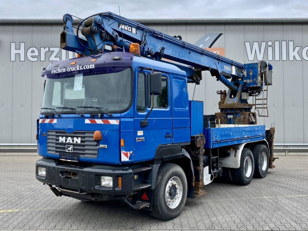 MAN 27.464 6x4 / MKG HMK 350a2L Kran - Camion grue: photos 1 MAN 27.464 6x4 / MKG HMK 350a2L Kran - Camion grue: photos 1