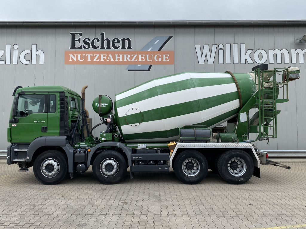 MAN TGS 32.360 8x4 BB / 9 m³ Stetter-Aufbau - Camion malaxeur: photos 2 MAN TGS 32.360 8x4 BB / 9 m³ Stetter-Aufbau - Camion malaxeur: photos 2