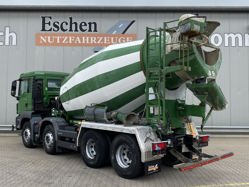 MAN TGS 32.360 8x4 BB / 9 m³ Stetter-Aufbau - Camion malaxeur: photos 3 MAN TGS 32.360 8x4 BB / 9 m³ Stetter-Aufbau - Camion malaxeur: photos 3