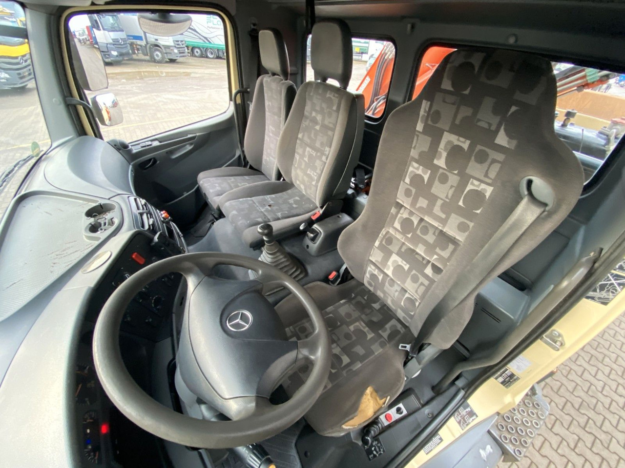 Camion benne, Camion grue Mercedes-Benz 1833 4x4 Axor | Atlas 105.2-A2*Funk*AHK*3 Sitze: photos 17
