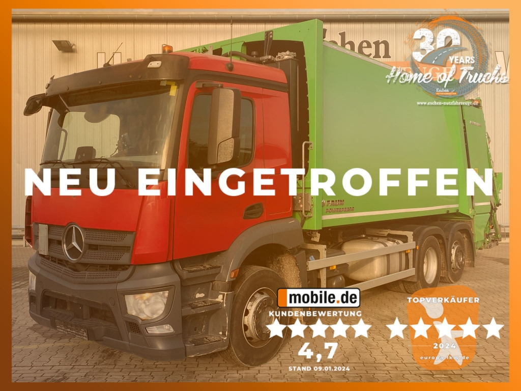 Mercedes-Benz 2533 L 6x2 - Benne à ordures ménagères: photos 1 Mercedes-Benz 2533 L 6x2 - Benne à ordures ménagères: photos 1