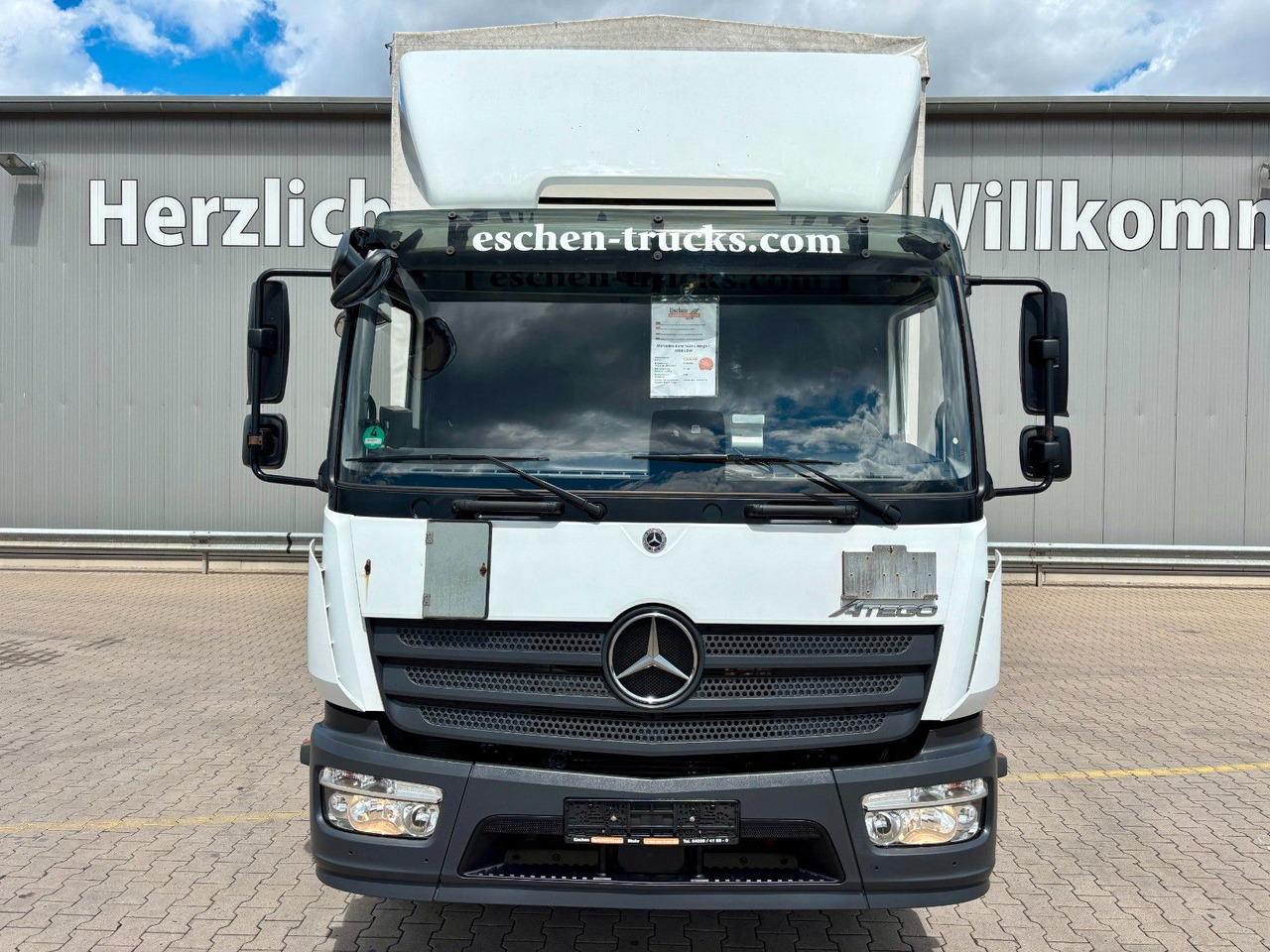 Camion à rideaux coulissants Mercedes-Benz Atego 1624 I 2,66m Höhe*Pritsche*Plane*LBW*AHK: photos 8