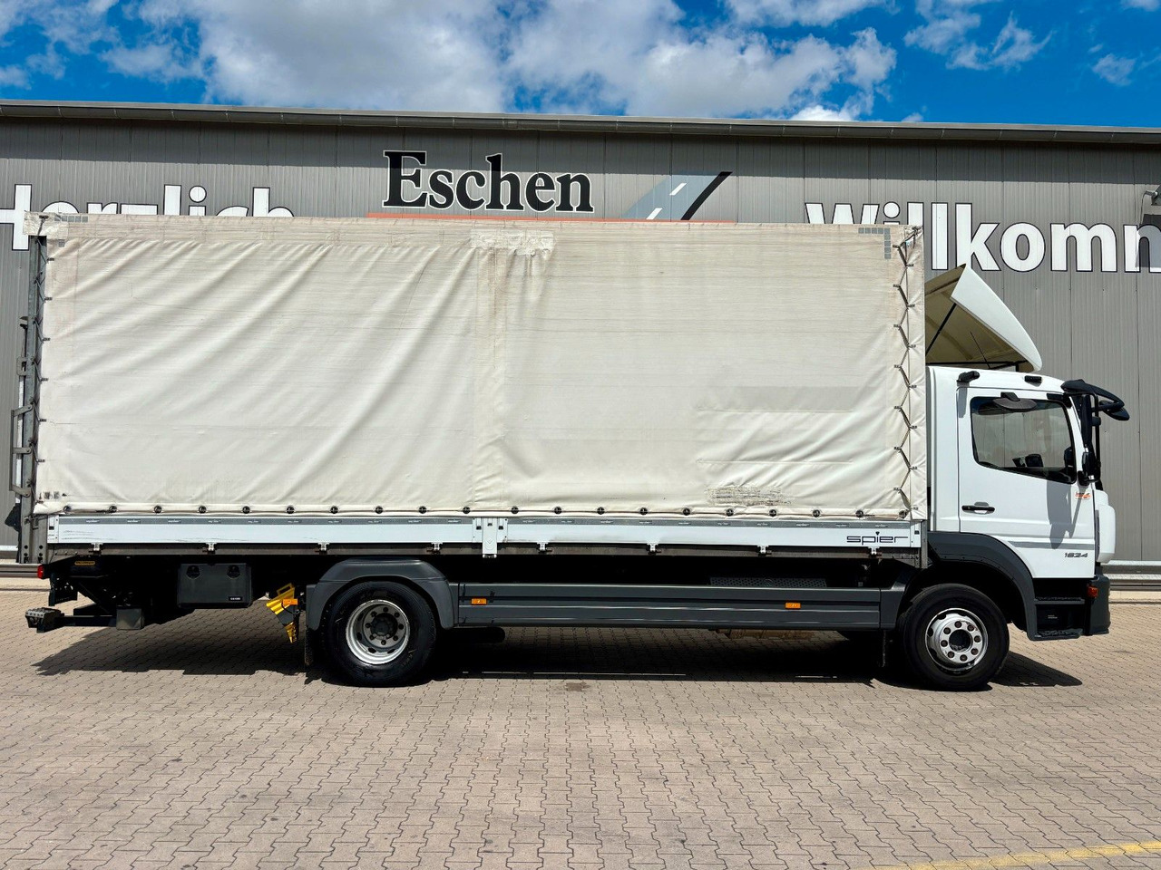 Camion à rideaux coulissants Mercedes-Benz Atego 1624 I 2,66m Höhe*Pritsche*Plane*LBW*AHK: photos 6