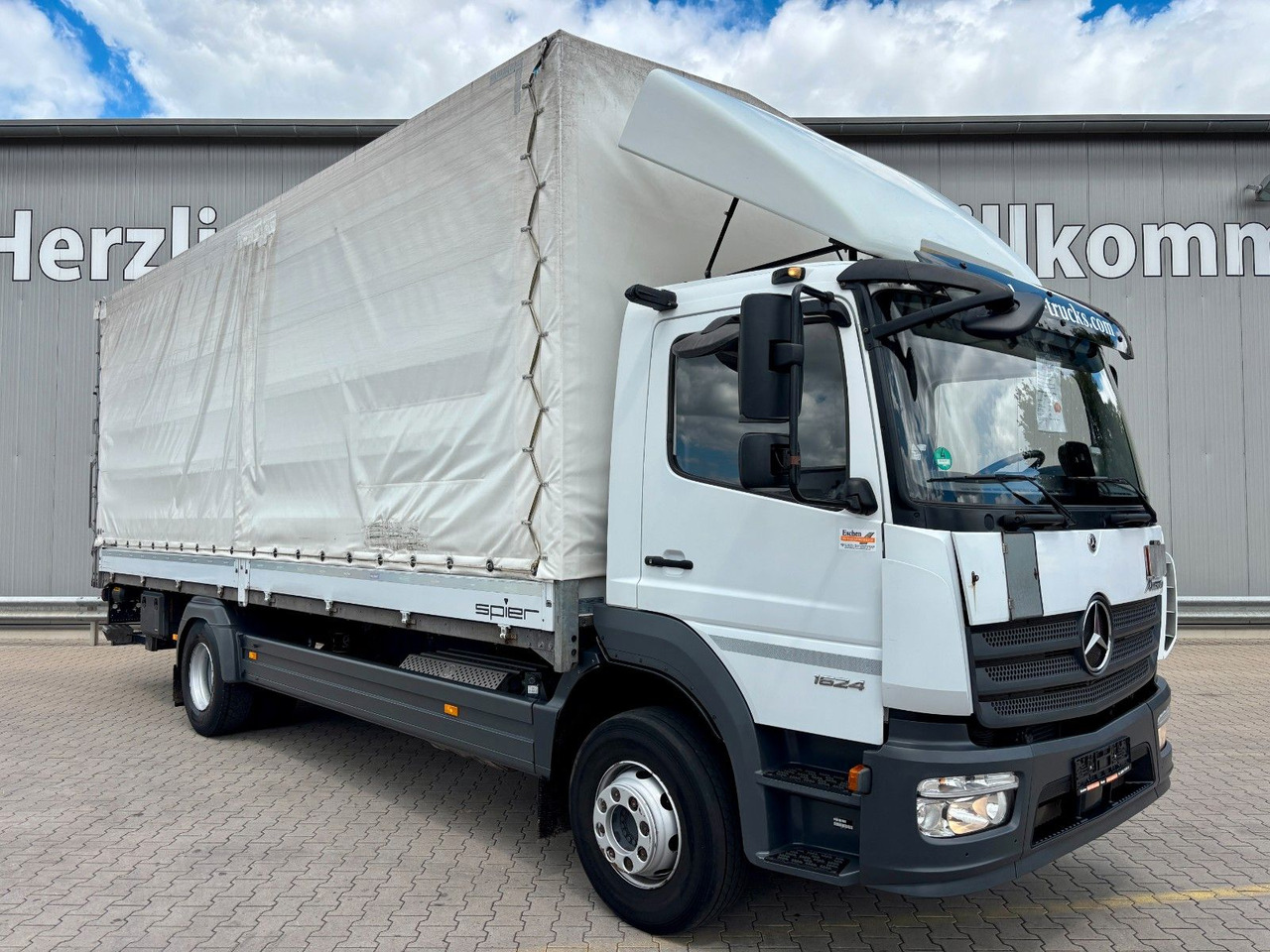 Camion à rideaux coulissants Mercedes-Benz Atego 1624 I 2,66m Höhe*Pritsche*Plane*LBW*AHK: photos 7