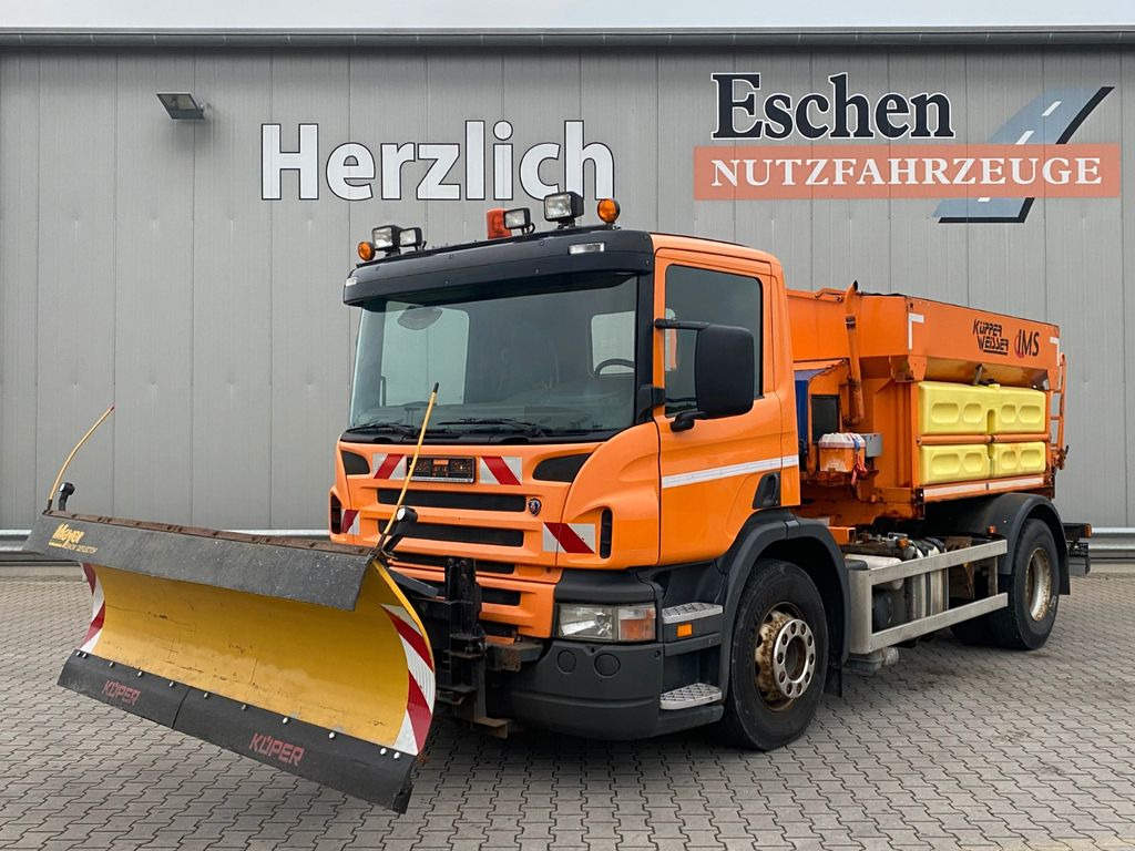 Scania P 230 | Winterdienst*Salzstreuer/Küpper-Weisser - Engin de déneigement: photos 1 Scania P 230 | Winterdienst*Salzstreuer/Küpper-Weisser - Engin de déneigement: photos 1