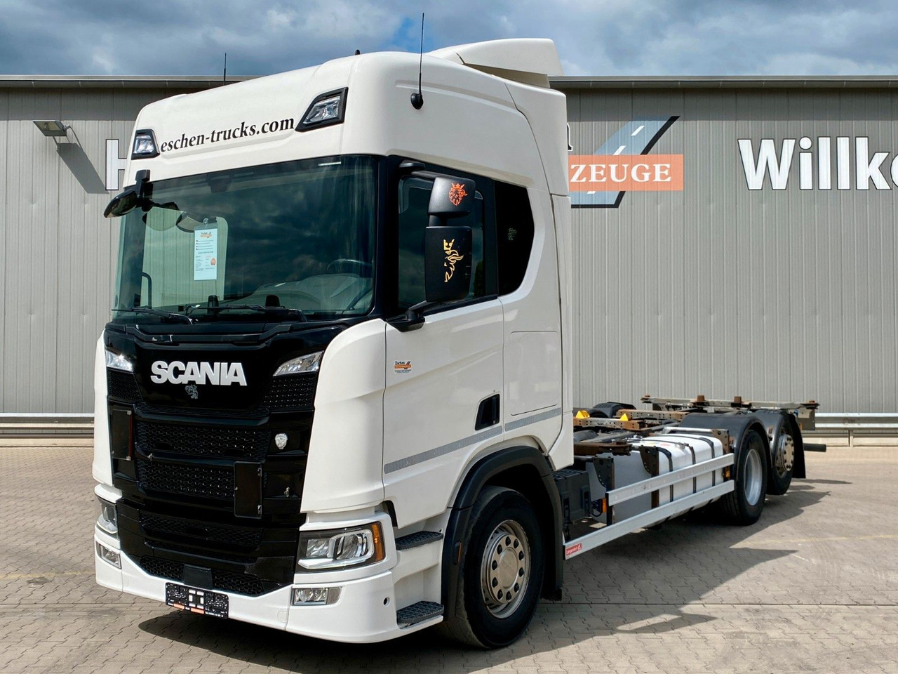 Scania R 450 B 6x2*4 BDF | Retarder*AHK*Lift*SDG Rahmen - Camion porte-conteneur/ Caisse mobile: photos 1 Scania R 450 B 6x2*4 BDF | Retarder*AHK*Lift*SDG Rahmen - Camion porte-conteneur/ Caisse mobile: photos 1
