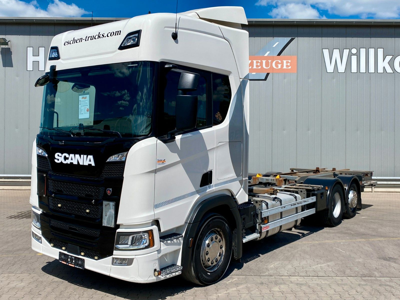 Scania R 450 B 6x2*4 | LBW 1,50to.*AHK*Retarder*Navi*AC - Camion porte-conteneur/ Caisse mobile: photos 1 Scania R 450 B 6x2*4 | LBW 1,50to.*AHK*Retarder*Navi*AC - Camion porte-conteneur/ Caisse mobile: photos 1